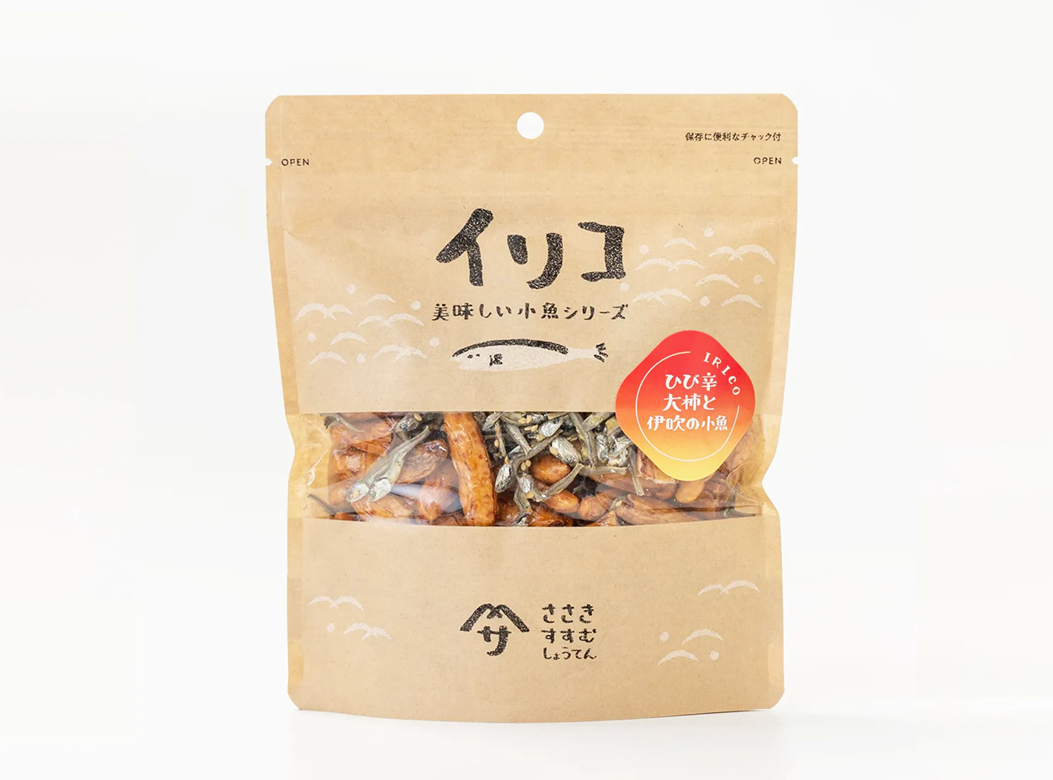 ひび辛大柿と伊吹の小魚（100g）